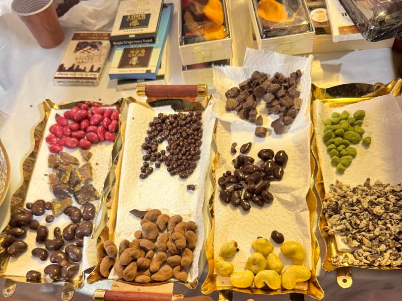 Assortment of cocoa-coated products and confectionery derived from Ivorian cocoa at JNCC 2026